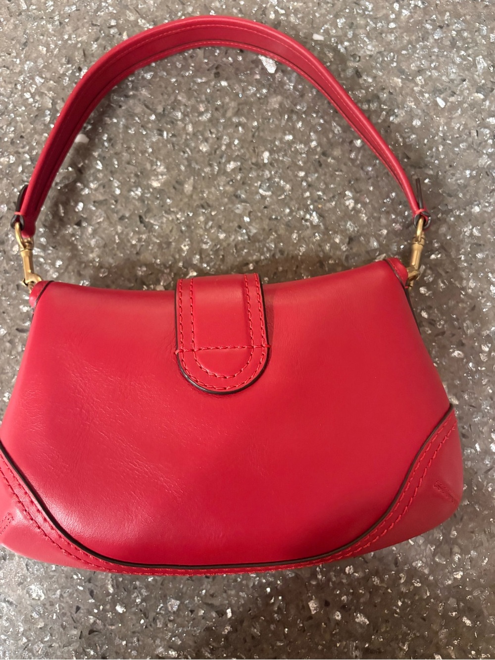 Coach Ruby Red Soho Flap Bag - Picture 5 of 8